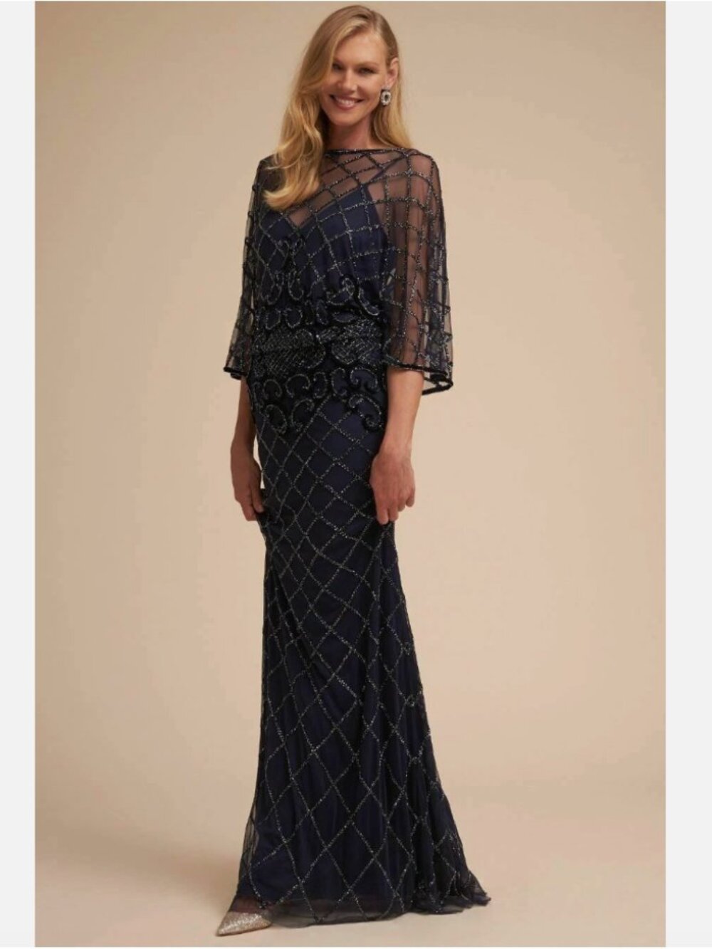 New Lara Merengue Dress size 12 BHLDN MSRP: $680 Beaded